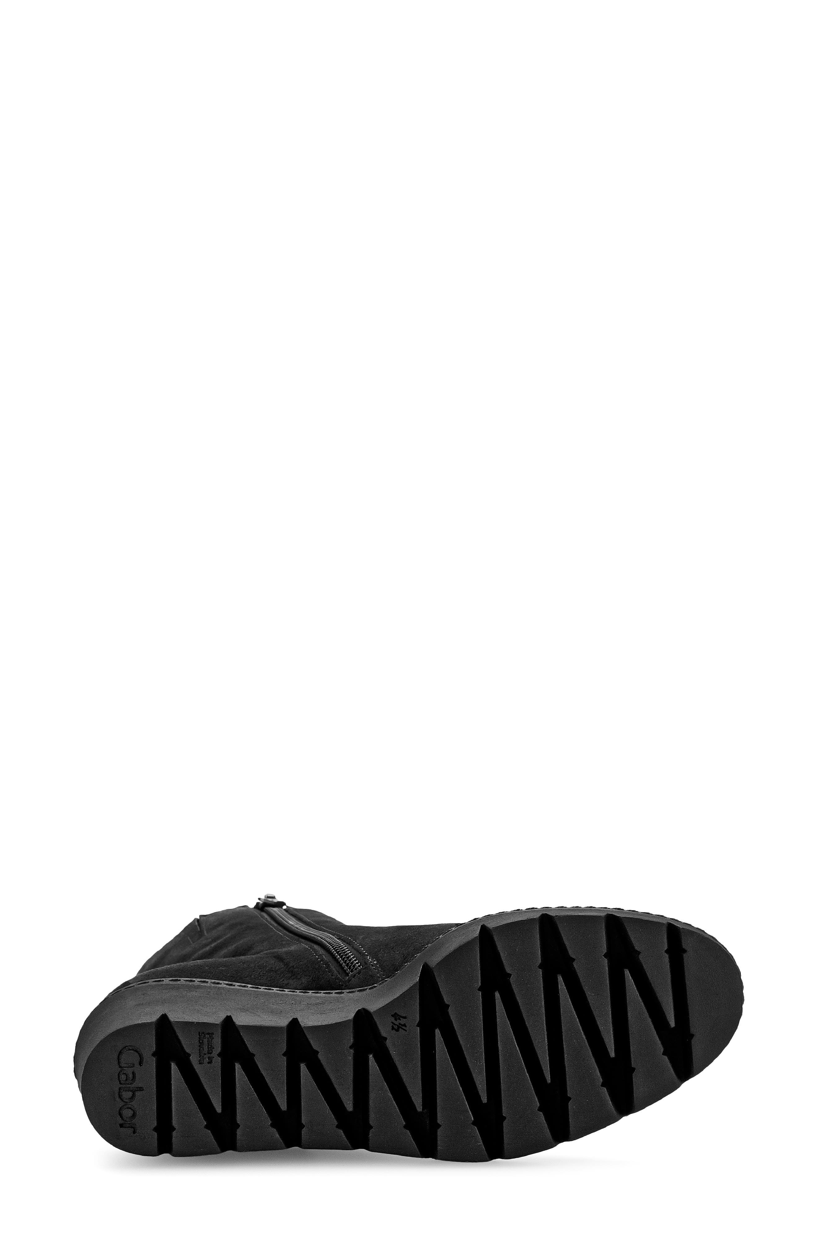 Gabor 74.780 Wedge Bootie, Alternate, color, Black