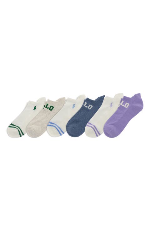 Assorted 6-Pack Low Cut Socks