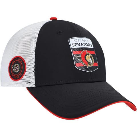 オタワ・セネターズ キャップ BHEADS Men's Ottawa Senators Fanatics Black Authentic Pro Rink Flex Hat