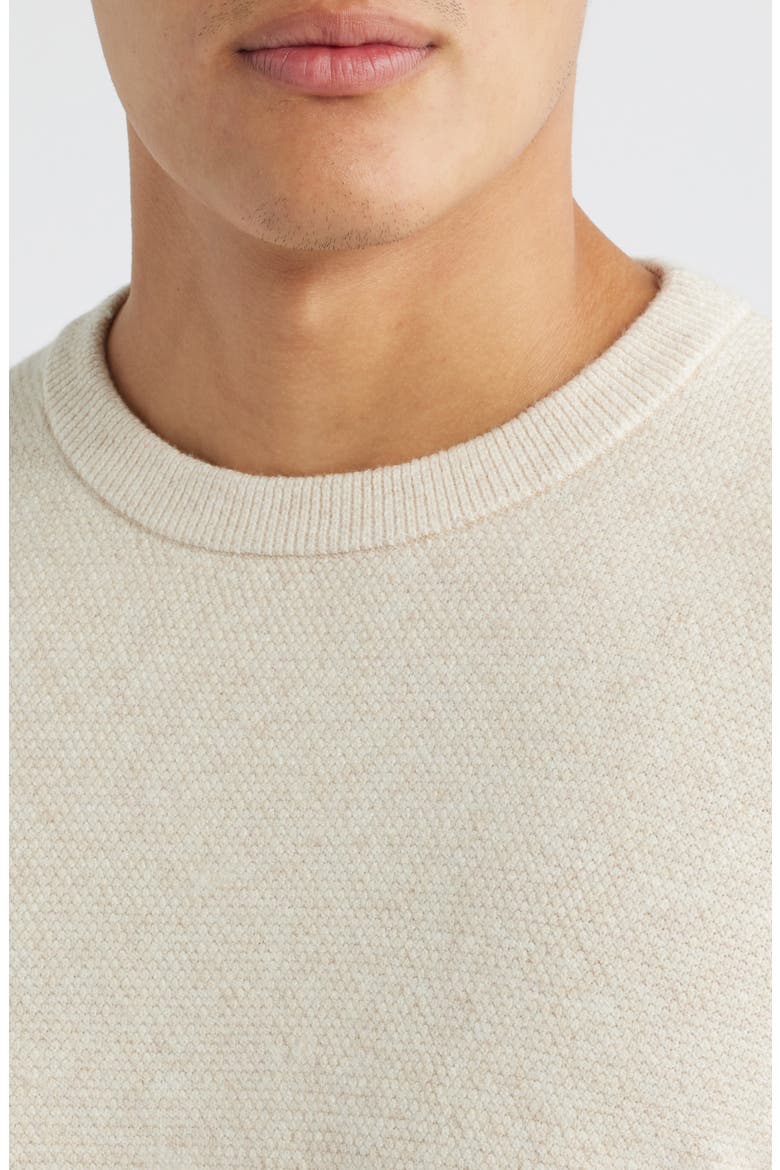 Jackson Organic Cotton Blend Sweater, Alternate, color, IVORY SKY FEEDER
