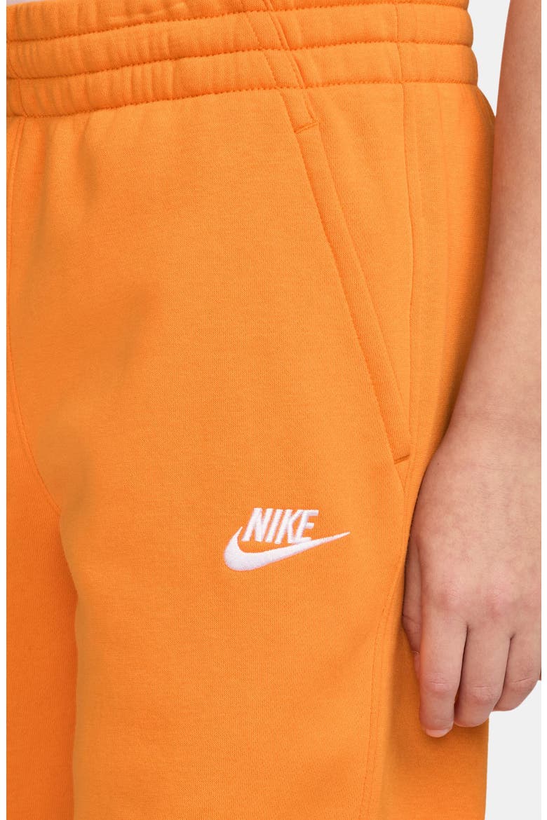 Kids' Club Fleece Joggers, Alternate, color, BRIGHT CERAMIC/ WHITE