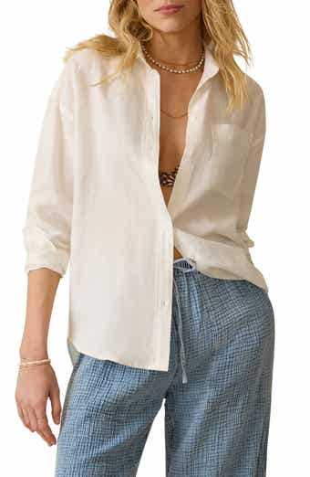Faherty Laguna Linen Button-Up Shirt