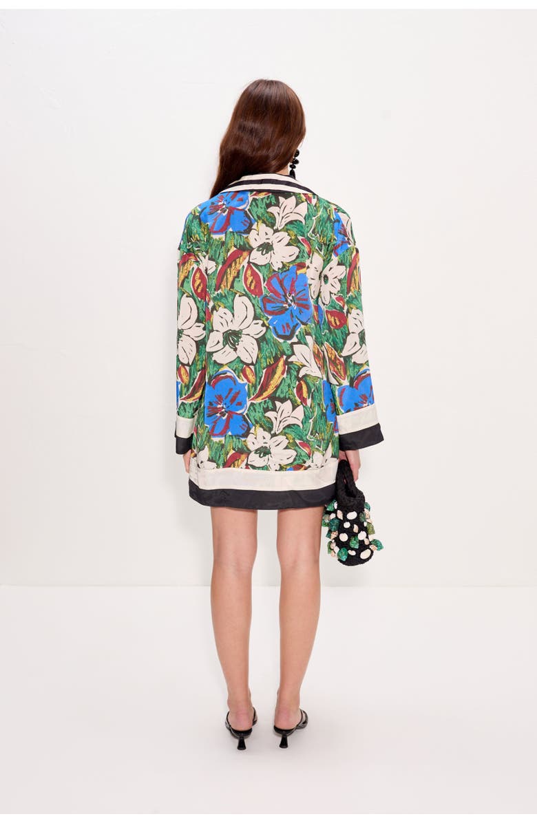 SIMONMILLER Diaz Mini Dress, Alternate, color, Tropical Floral Print Combo