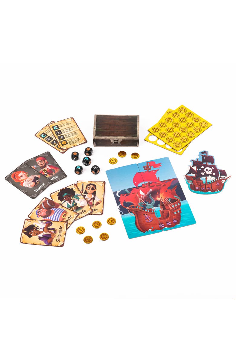 Professor Puzzle Traitor's Tide Treasure & Treachery Dice Game, Alternate, color, 