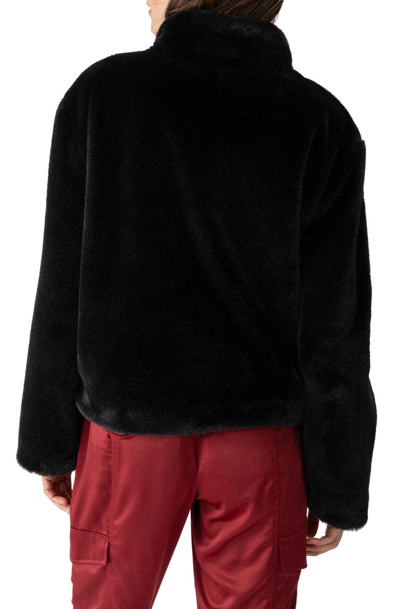 Sanctuary Lux Faux Fur Jacket, Alternate, color,