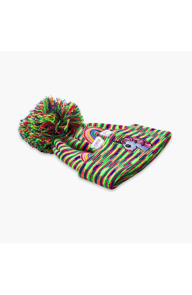 Turtle Fur Kids Unicorn Pom Winter Hat, Alternate, color,
