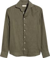 Aurélien Seaside Linen Button-Up Shirt