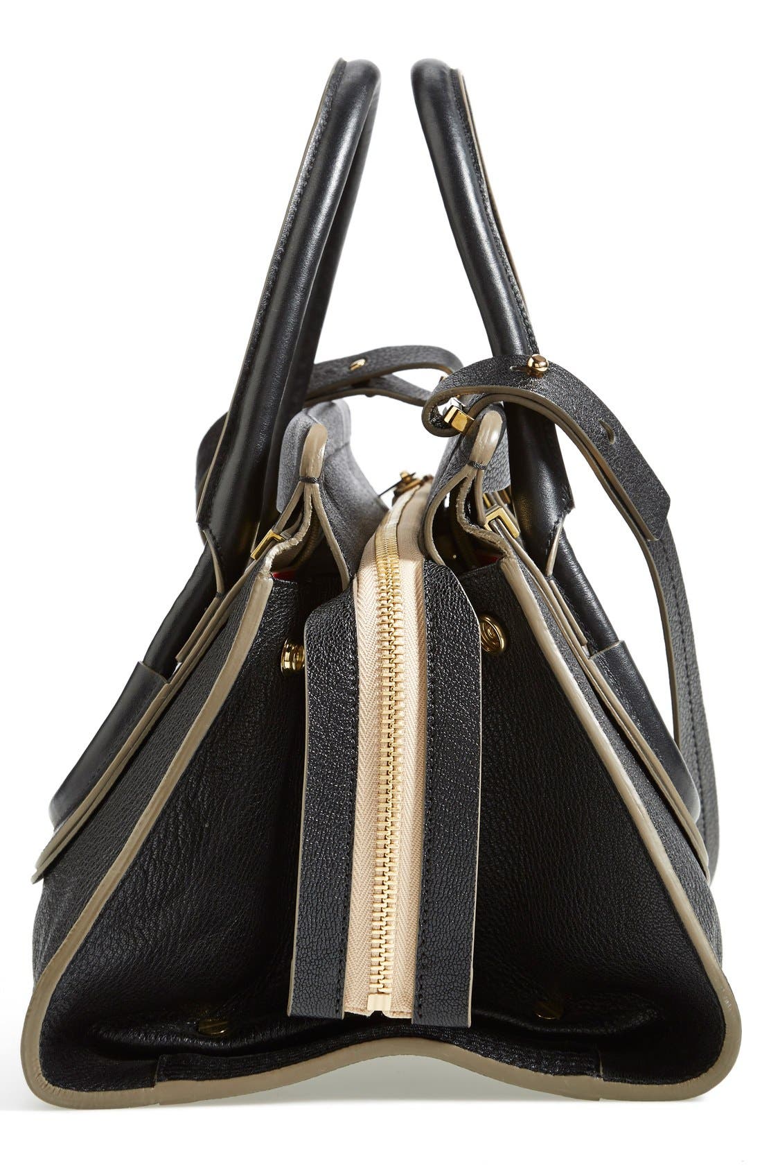 Chloé 'Everston - Medium' Calfskin Satchel, Alternate, color, 