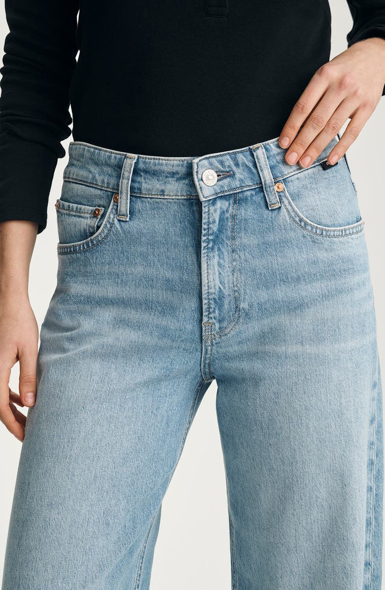 Mavi Jeans Florida High Waist Wide Leg Jeans, Alternate, color, 