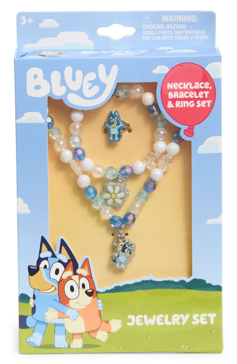 H.E.R. ACCESSORIES Kids' Bluey<sup>®</sup> Beaded Jewelry Set, Main, color, 