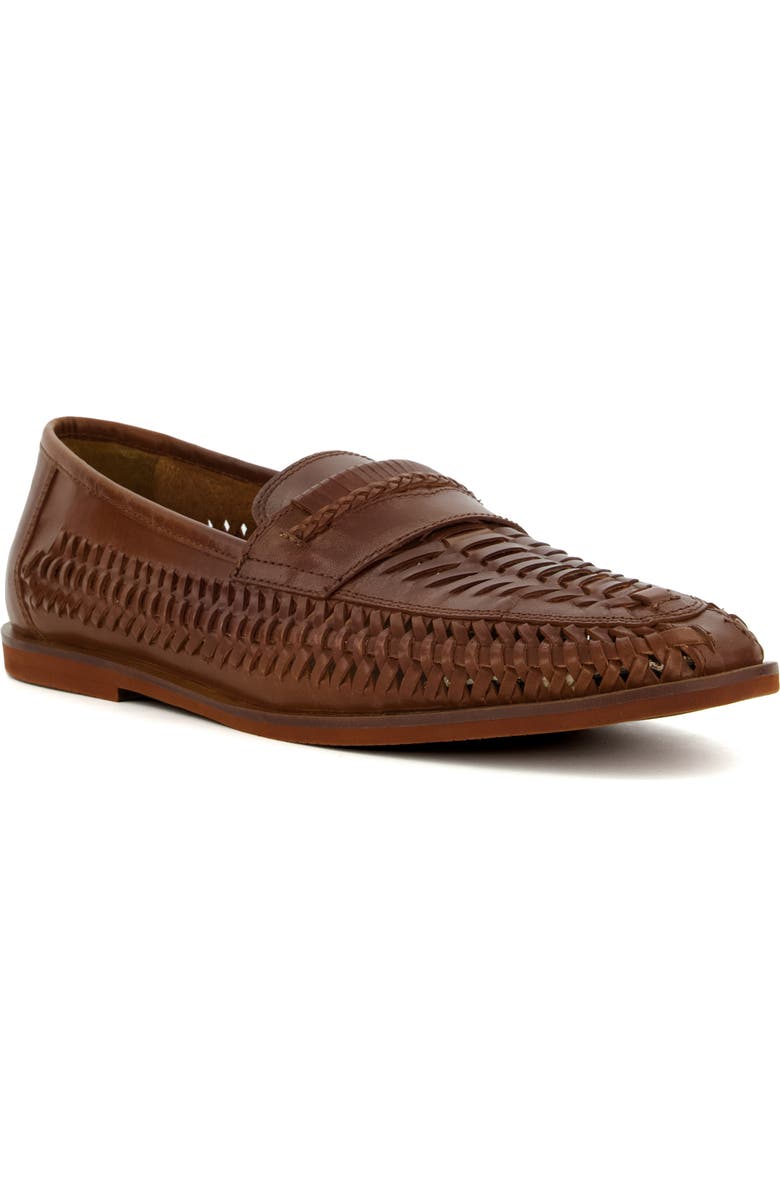 Dune London Brickles Woven Loafer, Main, color, Tan