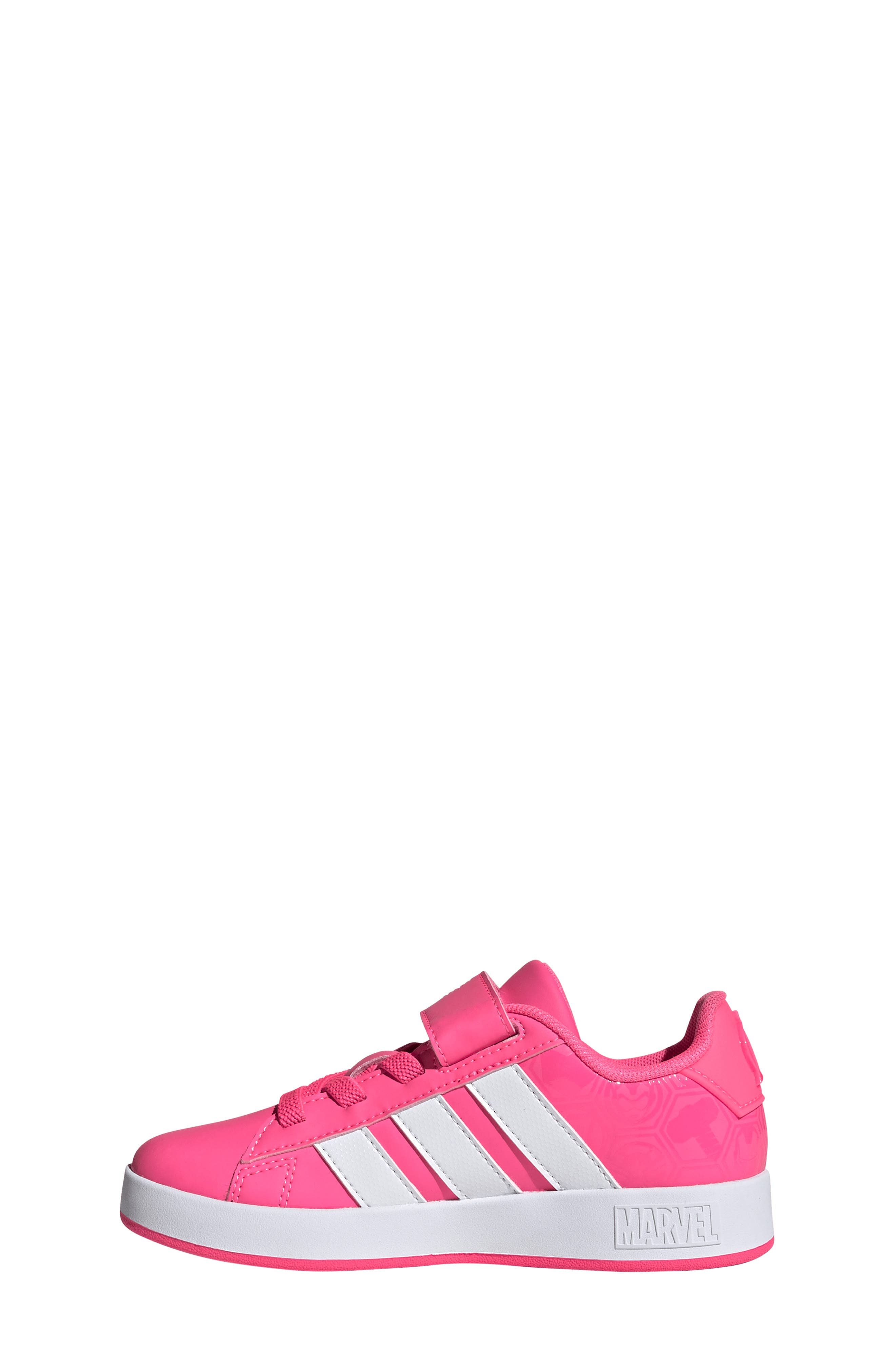adidas Kids' Grand Court Sneaker, Alternate, color, Lucid Pink/ White/ Clear Pink