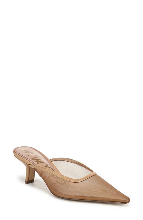 Brandy Mesh Pointed Toe Mule