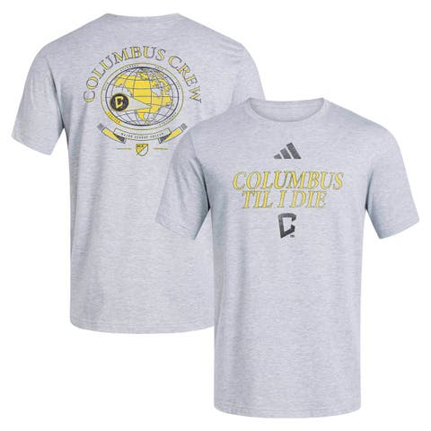 Men's adidas Heather Gray Columbus Crew World Pitch T-Shirt