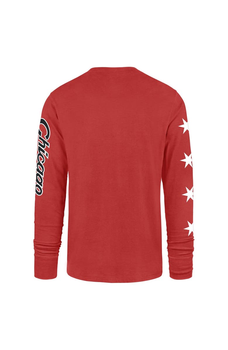 '47 Men's '47 Red Chicago Bulls 2023/24 City Edition Triplet Franklin Long Sleeve T-Shirt, Alternate, color, 