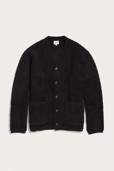 Mateo V Neck Wool Blend Cardigan