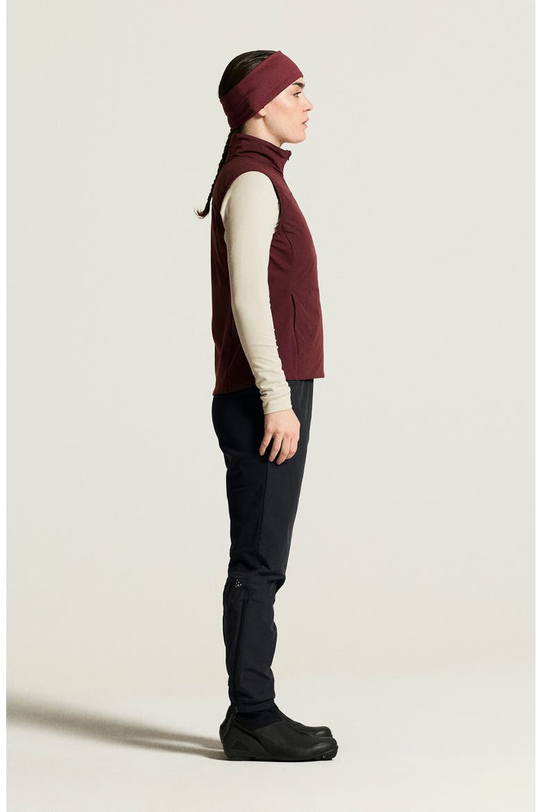 ADV Essence Warm Performance Vest, Alternate, color, DARK FIG
