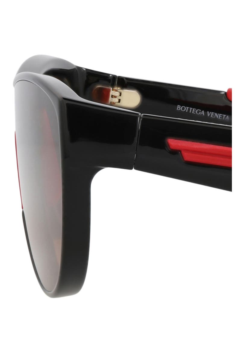 Sunglasses, Alternate, color, BLACK BLACK RED