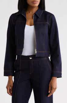 Denim Cropped Jacket