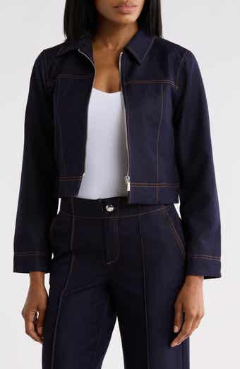 Denim Cropped Jacket