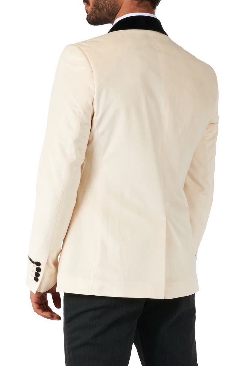 OppoSuits Ivory Champaigne Dinner Jacket, Alternate, color, White