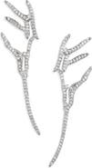 Collina Strada Swarovski Crystal Pavé Wing Earrings