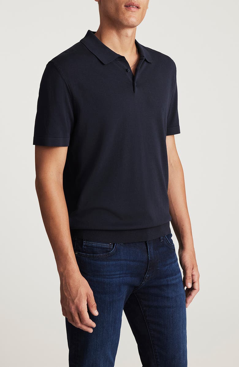 Mavi Jeans Edition Slim Fit Polo, Alternate, color, Total Eclipse