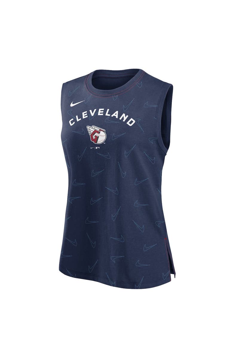 Nike Women's Nike Navy Cleveland Guardians Muscle Play Tank Top, Alternate, color, Navy