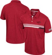 COLOSSEUM Men's Colosseum Cardinal Arkansas Razorbacks No Problemo Polo