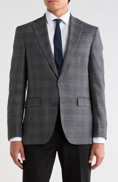 Elex Plaid Wool Sport Coat