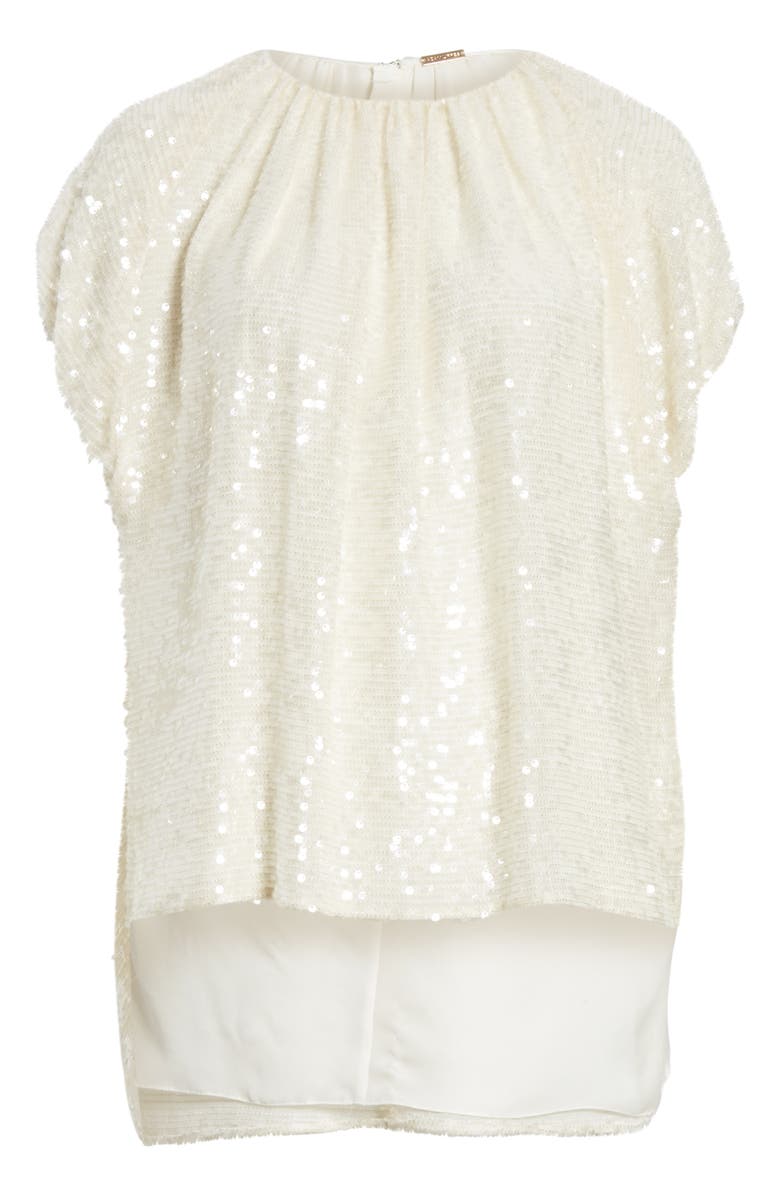Adam Lippes Sequin Embroidered Top, Alternate, color, 