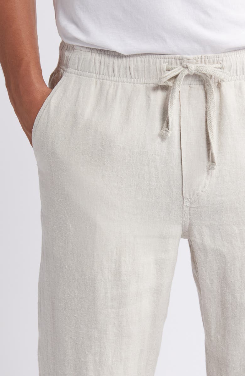 Faherty Linen Drawstring Pants, Alternate, color, Weathered Sand