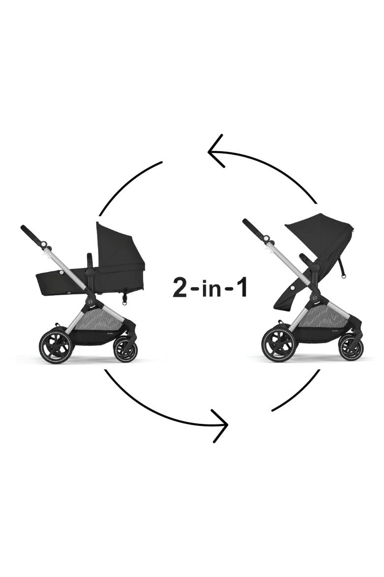 EOS Stroller & Aton G Car Seat Travel System, Alternate, color, MOON BLACK
