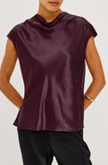 Rails Loretta Cowl Neck Cap Sleeve Top
