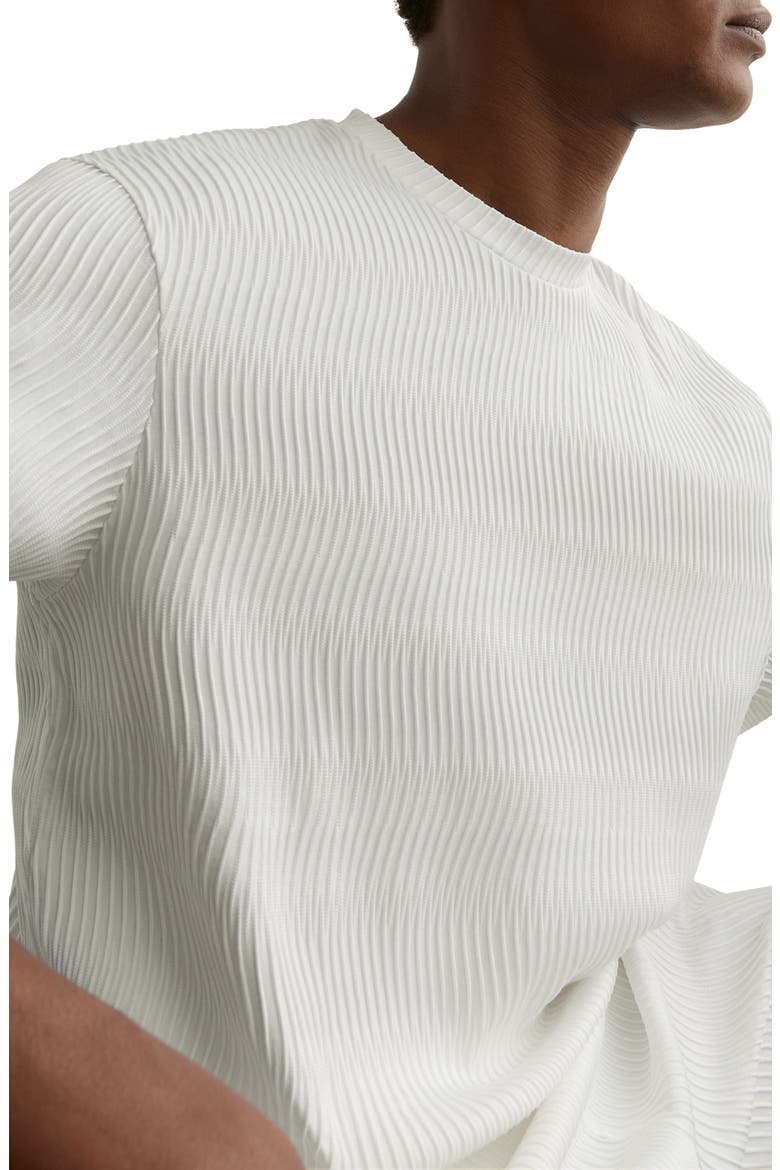 Cox Textured T-Shirt, Alternate, color, WHITE
