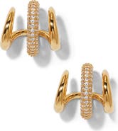 Nadri Alma Illusion Hoop Earrings