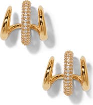 Nadri Alma Illusion Hoop Earrings