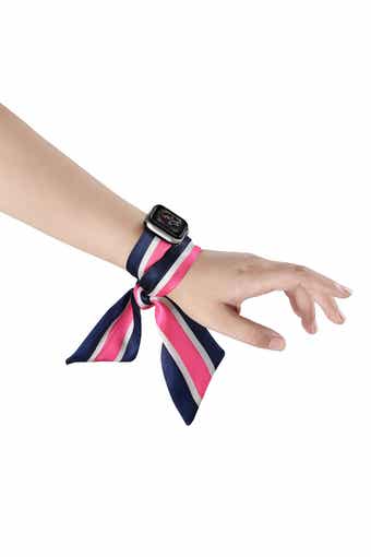 Posh Tech Stripe Silk Scarf 38mm/40mm Apple Watch 1/2/3/4 Band