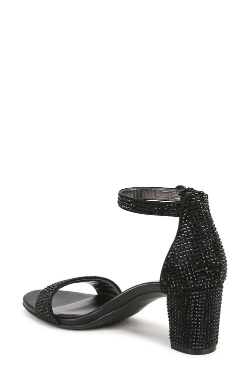 Naturalizer Vera Glitz Ankle Strap Sandal In Black