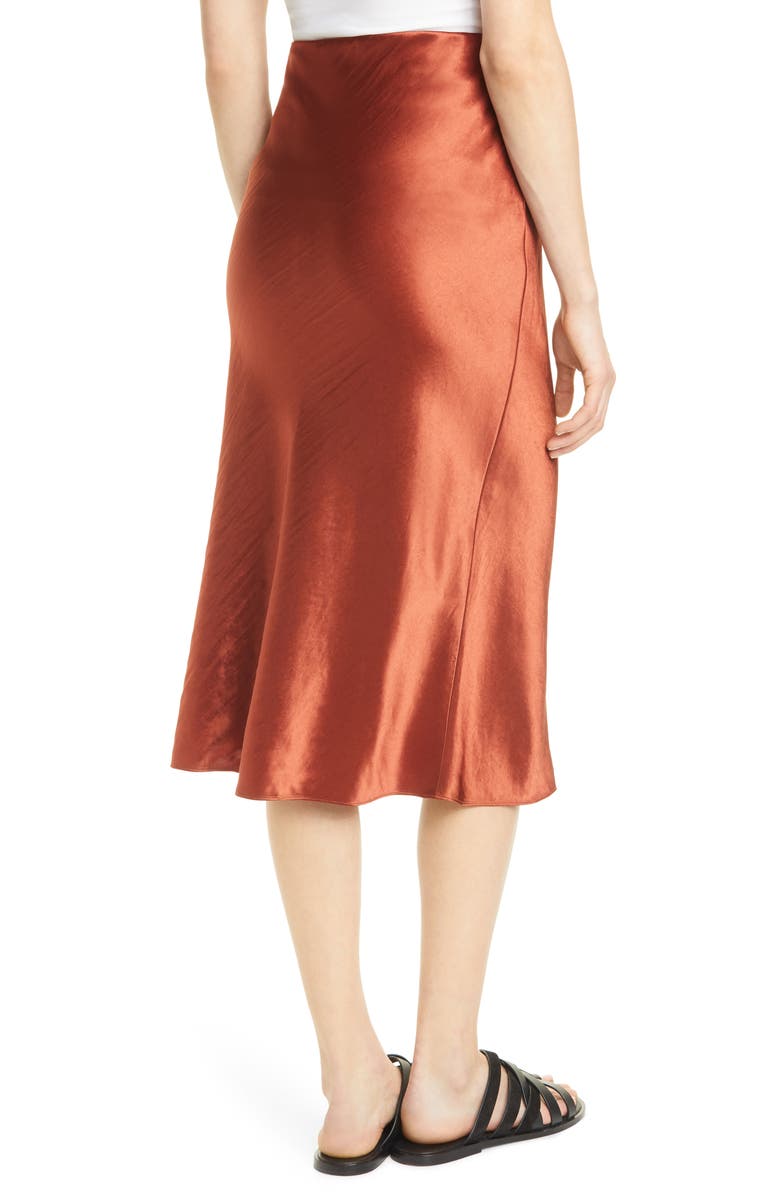 Vince Satin Slip Skirt, Alternate, color, 