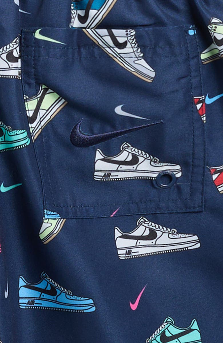 Nike Kids' 7-Inch Volley Swim Trunks, Alternate, color, Blue