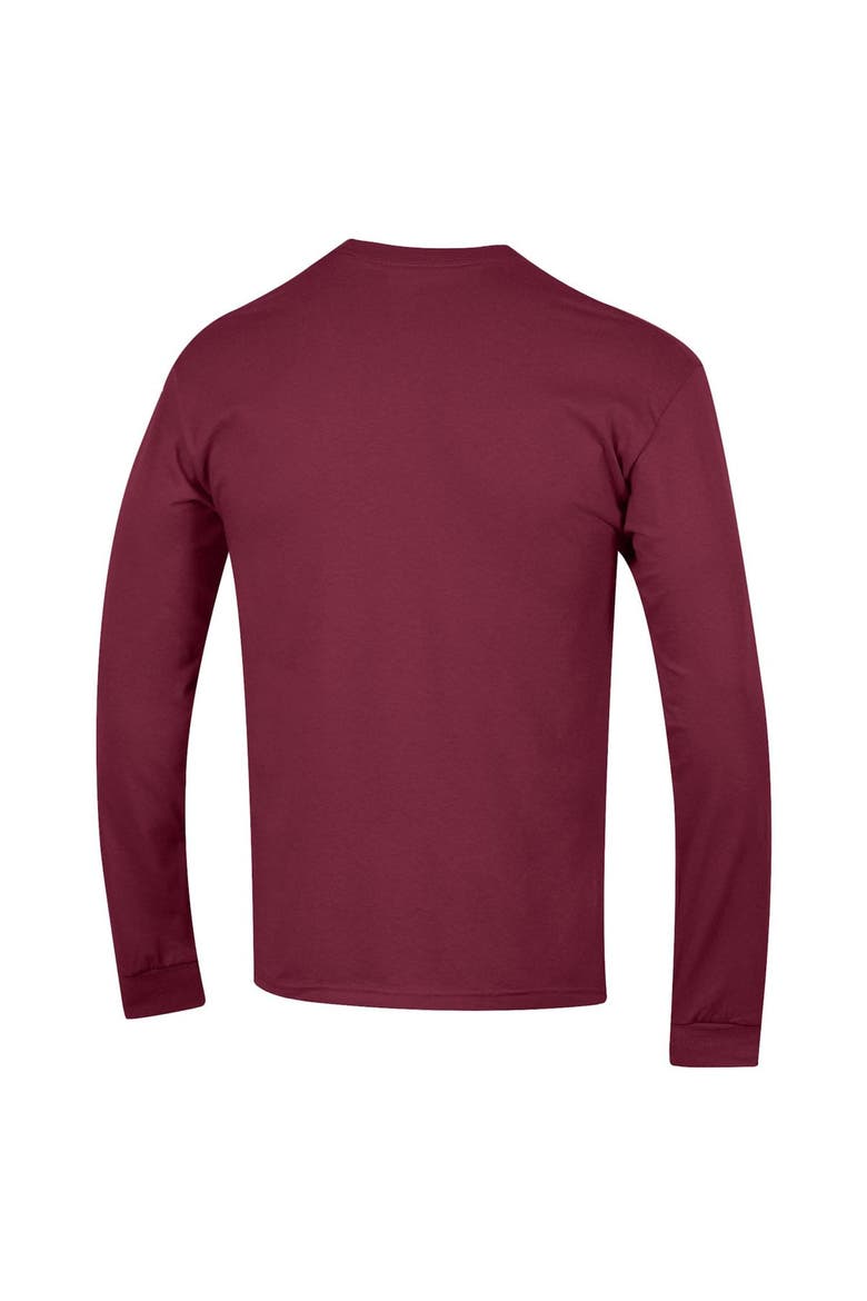 Men's Champion  Garnet South Carolina Gamecocks Basic Arch Long Sleeve T-Shirt, Alternate, color, Garnet