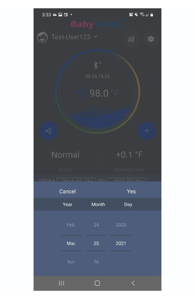 DAGAMMA Baby Temperature DuoSmart Thermometer, Alternate, color, 