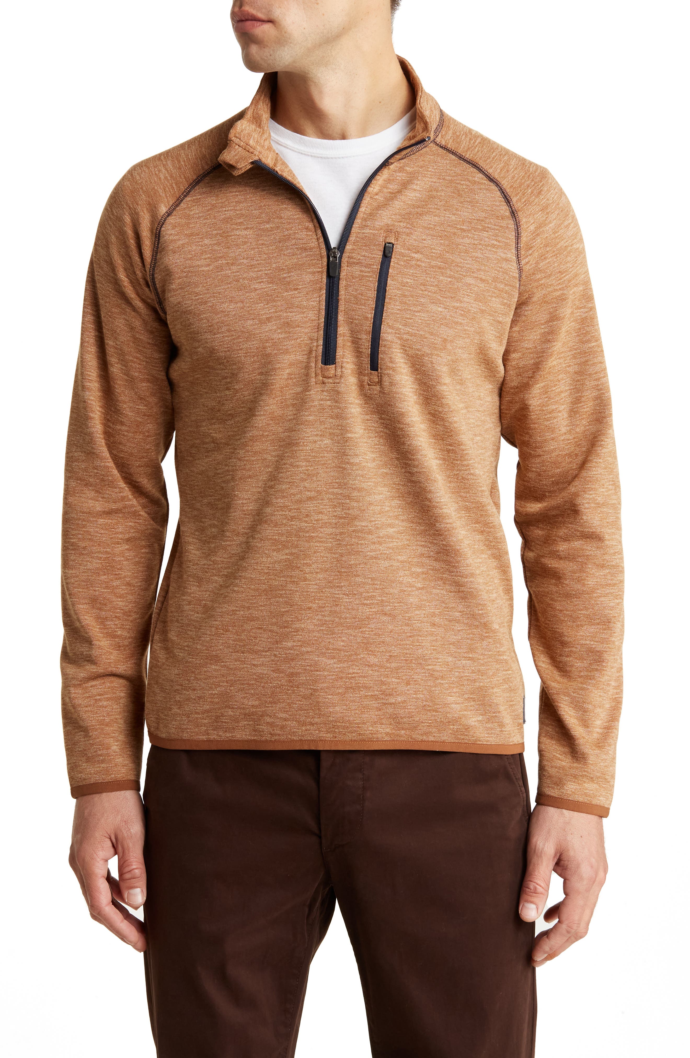 Vintage 1946 Double Knit Slub Half-Zip Pullover (Men) | Nordstromrack
