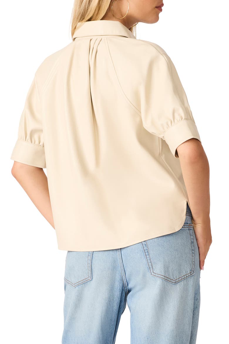 Anders Boxy Shirt, Alternate, color, BONE