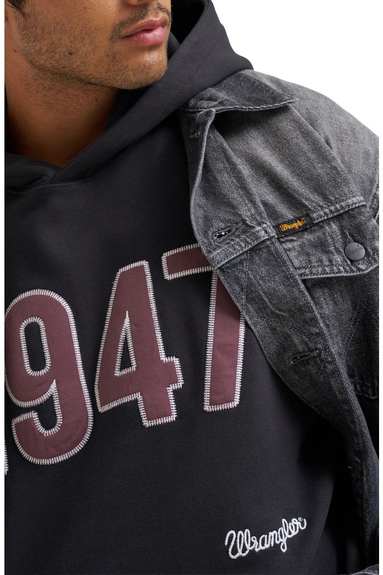 1947 Graphic Hoodie, Alternate, color, BLACK BEAUTY