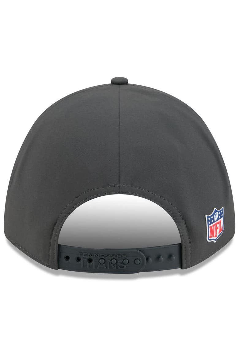 Men's New Era Charcoal Tennessee Titans 2025 Sideline Cold Weather 9FORTY M-Crown Adjustable Hat, Alternate, color, Charcoal