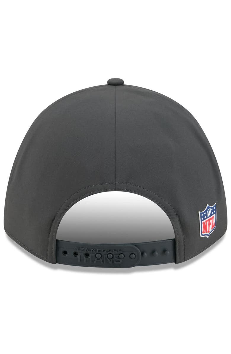 New Era Men's New Era Charcoal Tennessee Titans 2025 Sideline Cold Weather 9FORTY M-Crown Adjustable Hat, Alternate, color, Charcoal