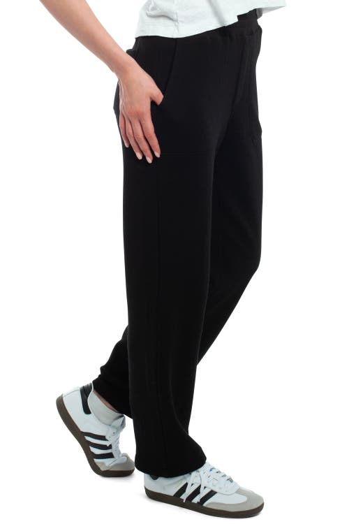 Wilt Clothing Relaxed Pant With Elastic Waist In Black