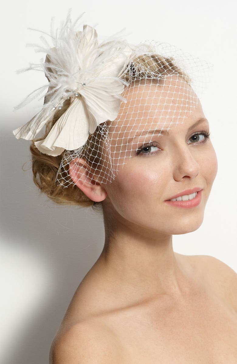 Tasha 'Perfect Veil' Headband, Main, color,